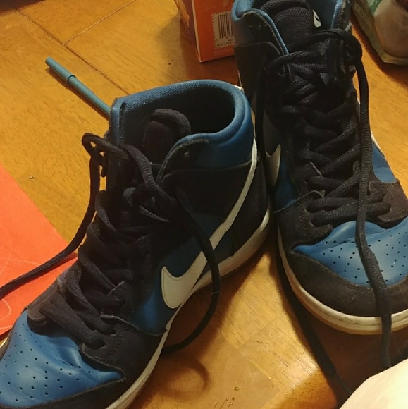 nike sb dunk high blue